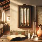 split-screen-showing-fahrenheit-and-celsius-thermometers-side-by-side-in-a-spanish-kitchen
