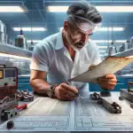 Diferencia Entre PQR Y WPS: Guía Completa Para Entender Estos Documentos De Soldadura welding-engineer-comparing-pqr-and-wps-documents-over-a-welded-test-specimen-in-industrial-workshop