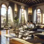 a-couple-discusses-finances-in-a-cozy-spanish-style-living-room
