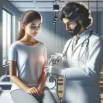 Diferencia Entre la Frecuencia del Pulso y la Frecuencia Cardíaca a-doctor-demonstrating-a-medical-device-to-a-patient-in-a-bright-clinic