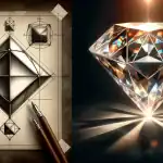 a-geometric-rhombus-next-to-a-diamond-gemstone-illustration