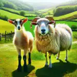 a-sheep-and-a-goat-standing-in-a-scenic-spanish-countryside-meadow