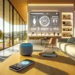 ¿Eufy es Compatible con Alexa? a-smart-home-living-room-with-eufy-and-alexa-integration