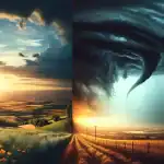 a-spanish-countryside-depicting-contrasting-calm-and-stormy-weather-conditions