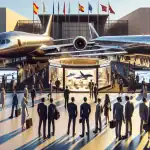 airbus-and-boeing-aircraft-showcased-at-an-aviation-expo-in-spain