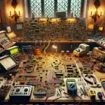 an-electrical-circuit-board-illustrating-open-and-closed-circuits-on-a-desk
