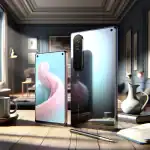 two-iphones-15-and-15-pro-in-vibrant-and-sophisticated-colors-on-a-sleek-table