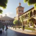 a-view-of-a-spanish-university-campus-on-a-sunny-day