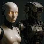 los androides difieren de los robots