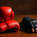 guantes de boxeo versus guantes de MMA