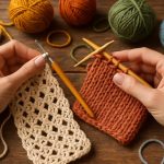 crochet vs técnicas de tejido
