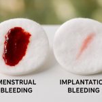 sangrado menstrual vs sangrado de implantación