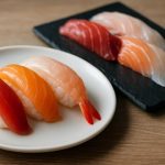 variedades de sushi nigiri vs sashimi