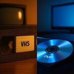 vhs versus dvd evolución