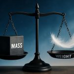 peso versus masa explicado